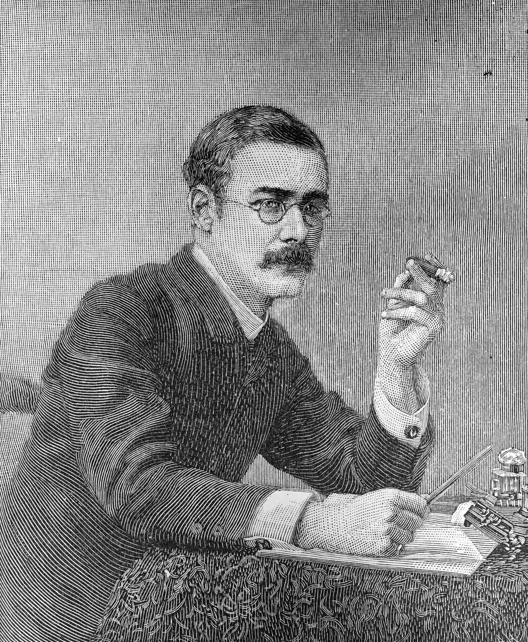 Rudyard Kipling (1865-1936) 1890 by American School