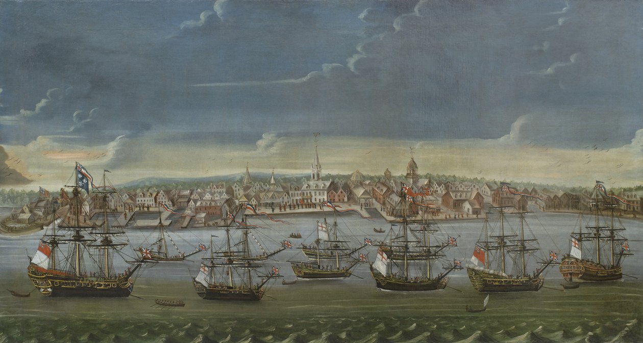 New York Şehri Güneydoğu Beklentisi, c.1756-7 by American School