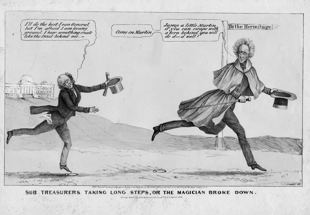 Alt saymanlar uzun adımlar atıyor, veya, Sihirbaz bozuldu, HR Robinson, New York, 1838 tarafından yayınlandı by American School