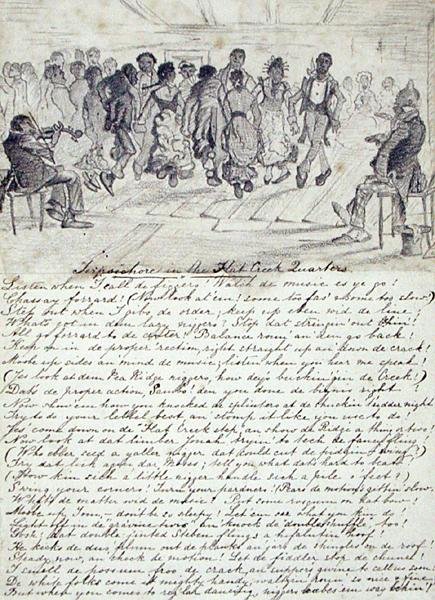 Terpsichore in The Flat Creek Quarters, Pea Ridge, 1860 dolayları (kağıt üzerine kurşun kalem) by American School