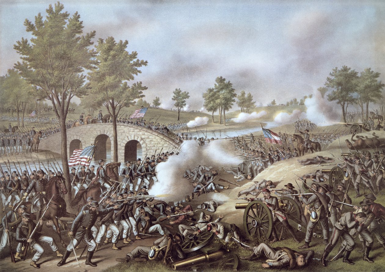 Antietam Savaşı by American School