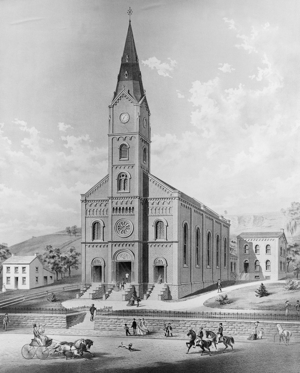 Bonaventure Kilisesi, Fairmont, Ohio by American School