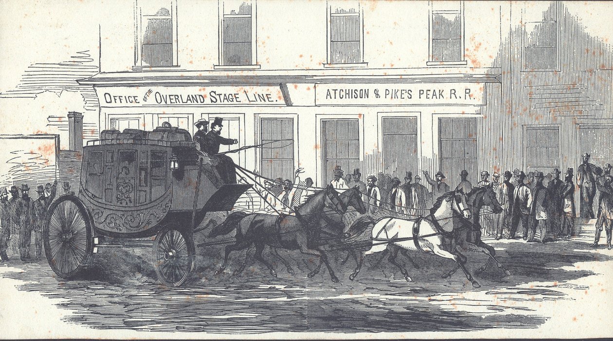 The Butterfield Overland Mail Coach, Harper