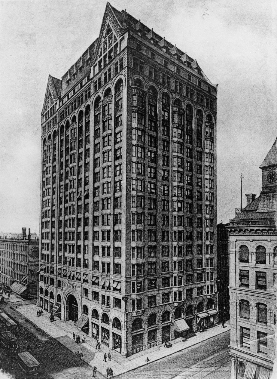 Capitol Binası, Mason Tapınağı olarak da bilinir, Chicago, 1892-1939 by American School