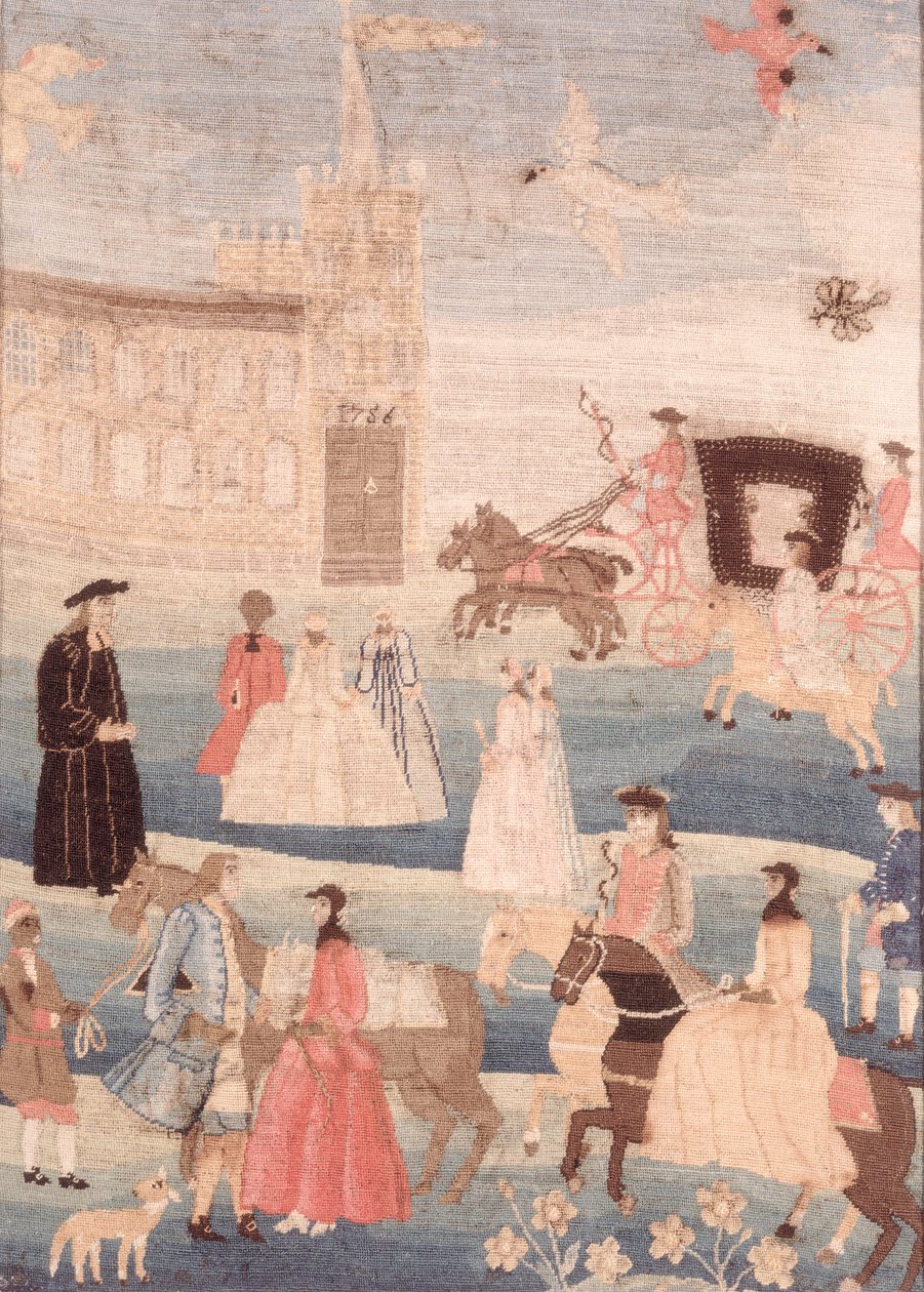 Chandler Düğün Halısı, c.1756 by American School