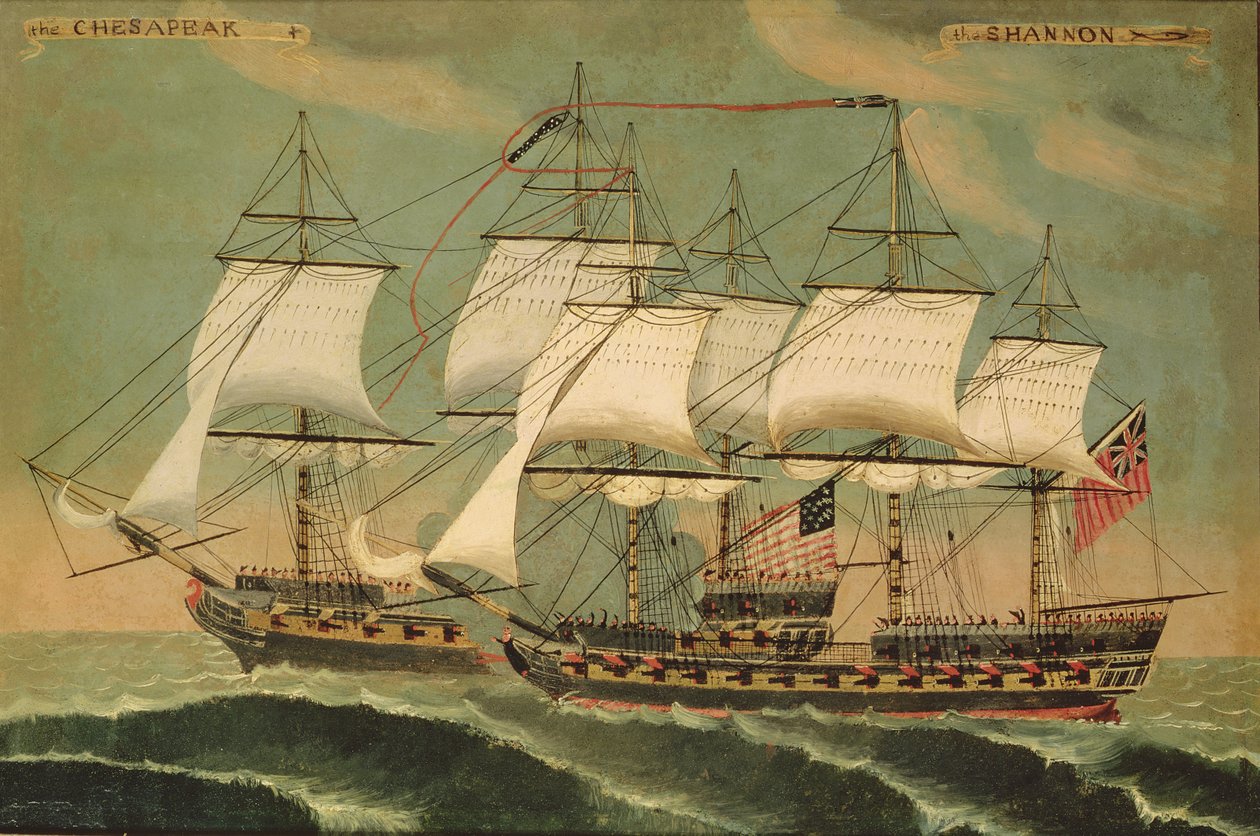 Chesapeake ve Shannon by American School