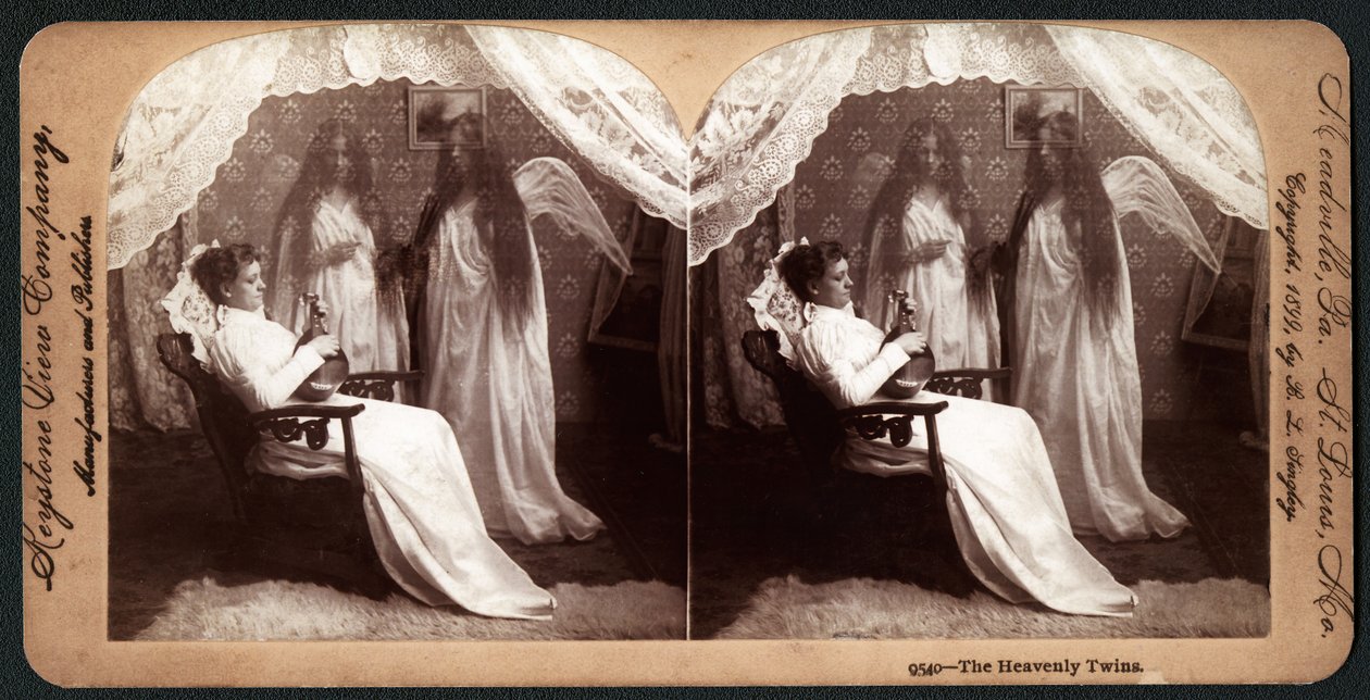 Göksel İkizler, 1899 (stereograf) by American School