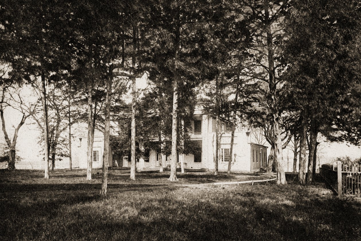 Hermitage, Nashville, Tennessee, 1915 (sepya tonlu gravür) by American School