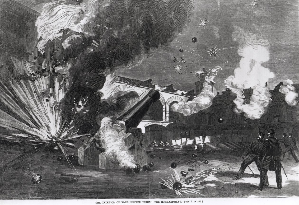 Bombardıman Sırasında Fort Sumter