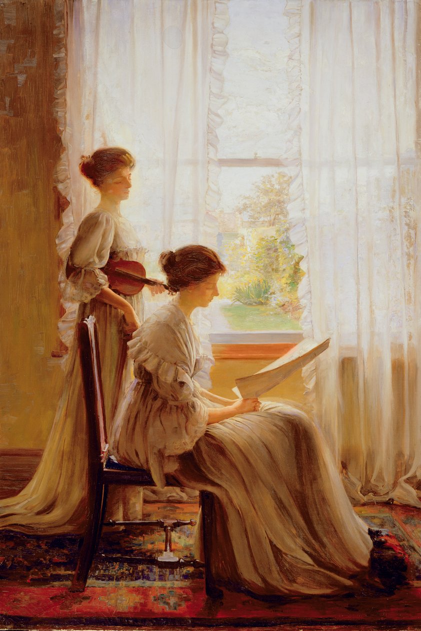Müzik Dersi, c.1890 by American School