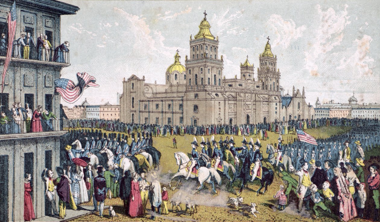 Meksika Başkentinin Amerikan Ordusu Tarafından İşgali, 1846-48 by American School