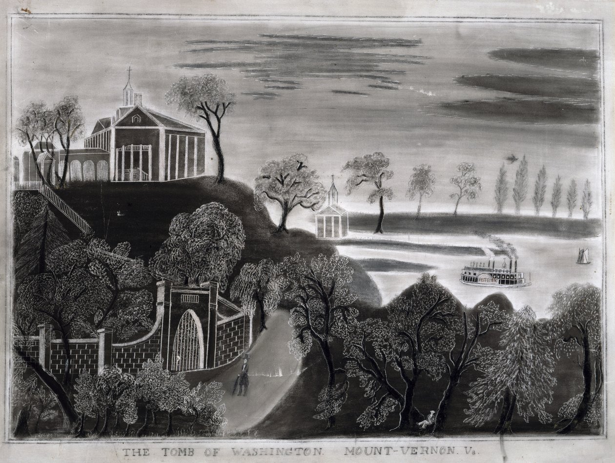 The Tomb of Washington, Mount Vernon, Va., 1807