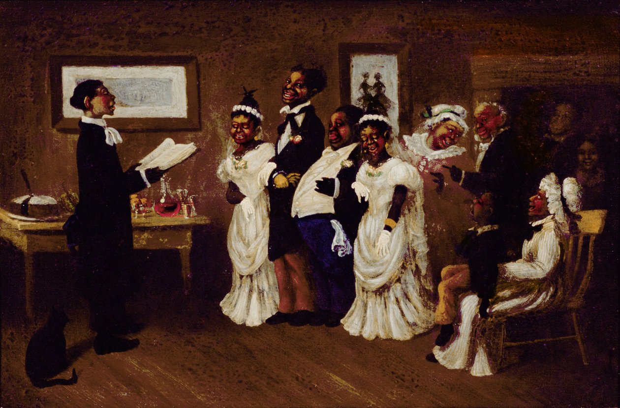 Düğün, c.1850 by American School
