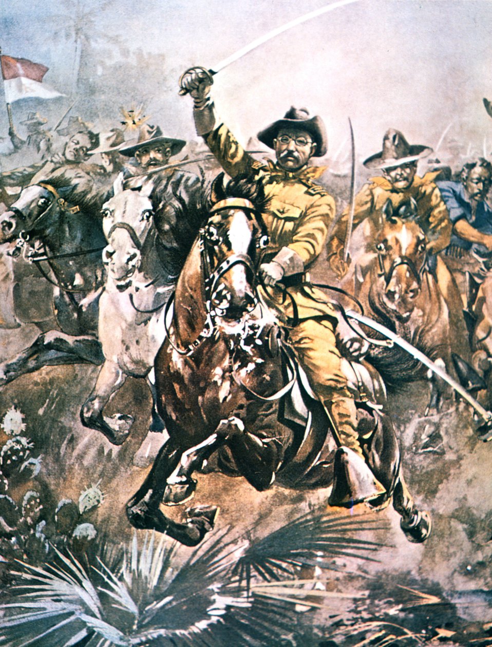 Theodore Roosevelt, İspanya-Amerika Savaşı sırasında 