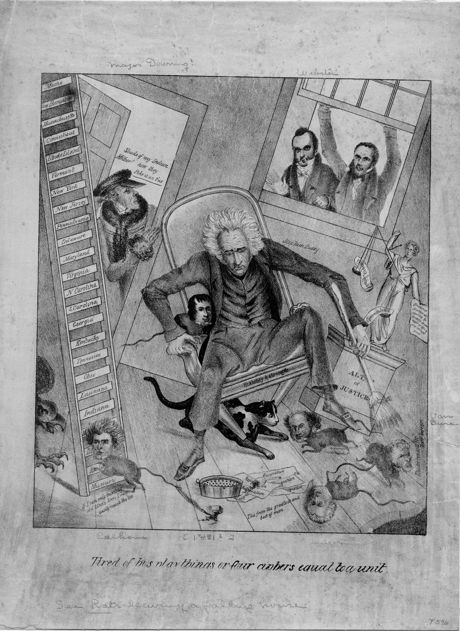 Oyuncaklarından bıkmış veya, Bir birime eşit dört şifre, c.1831 by American School