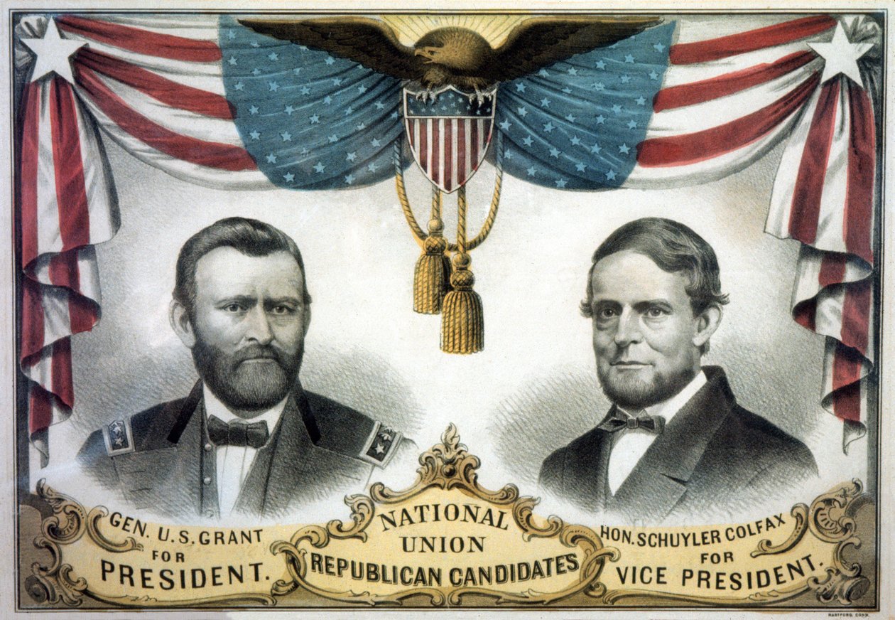 Ulysses S. Grant. 1869 (afiş) by American School