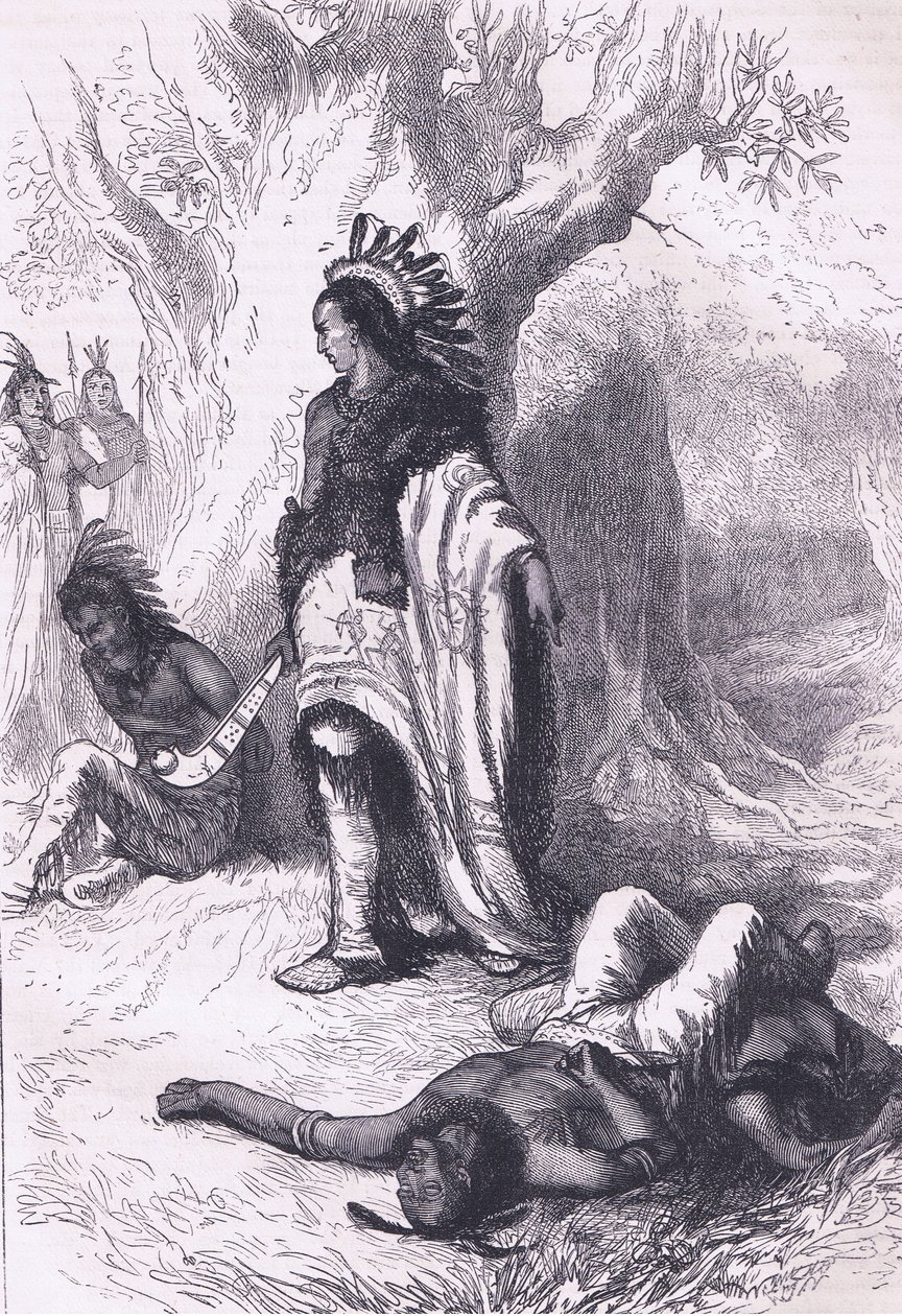 Uncas ve Miantonomoh (1643), Cassell