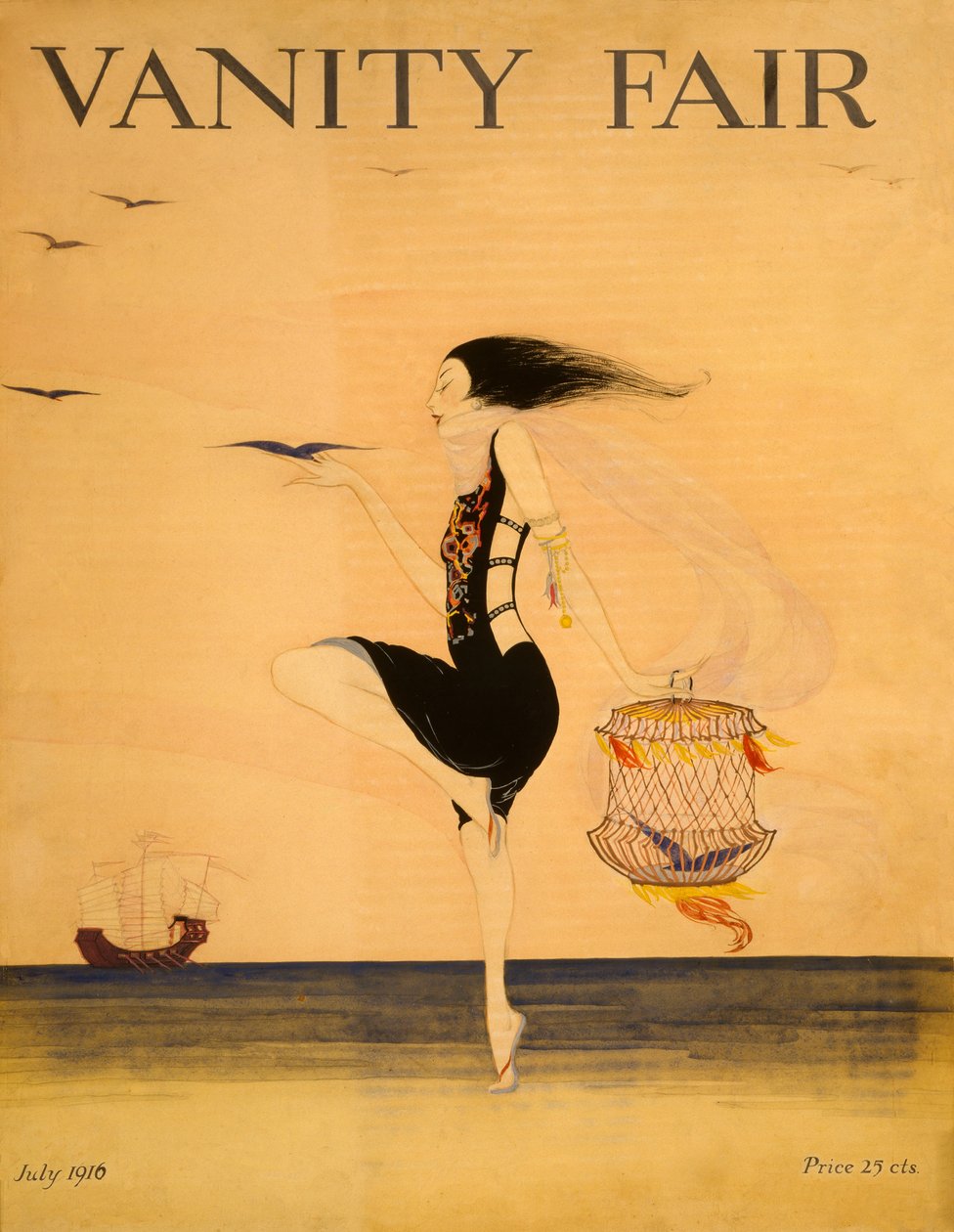 Vanity Fair kapağı, Temmuz 1916. by American School