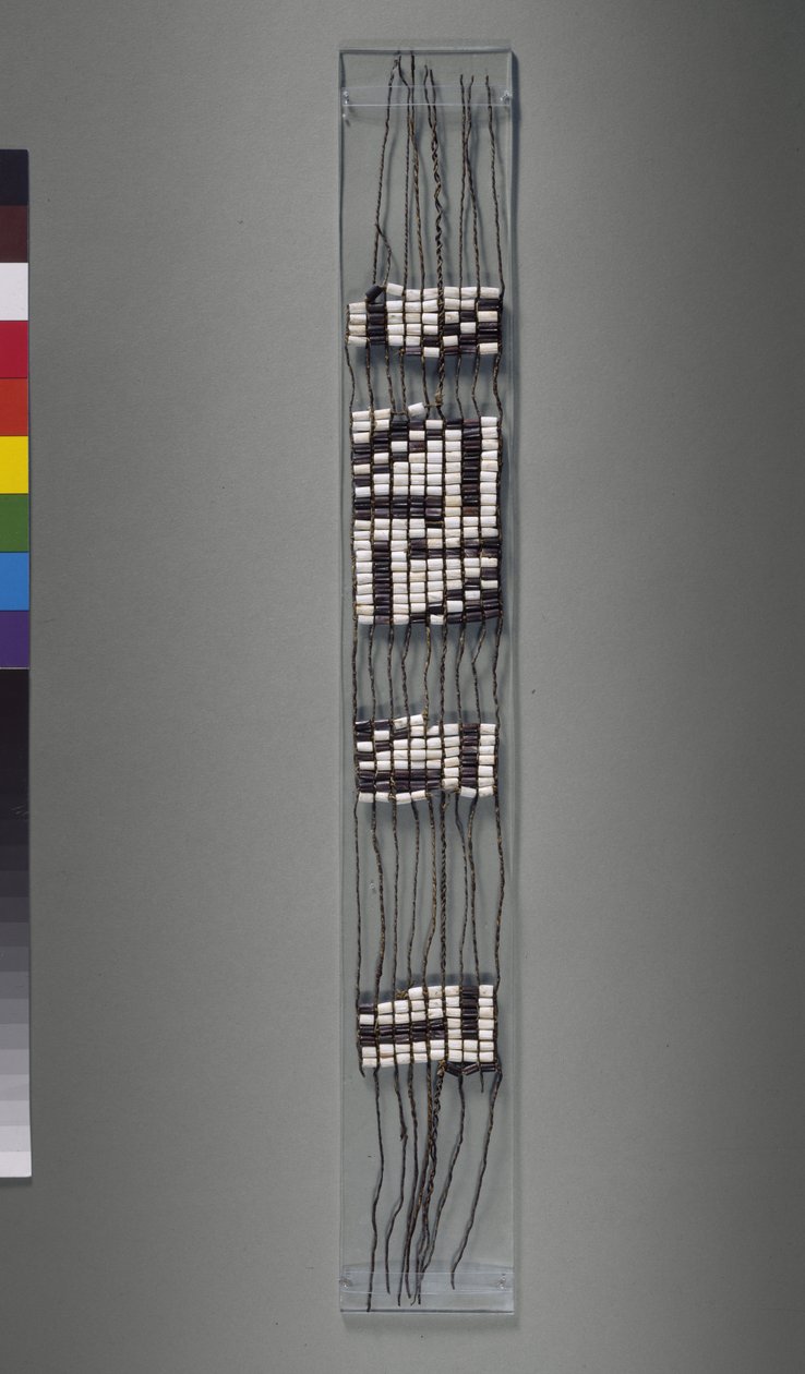 Wampum Kemeri, Amerikan Iroquoian veya Algonquian kabilesi, olası 17. yüzyıl by American School