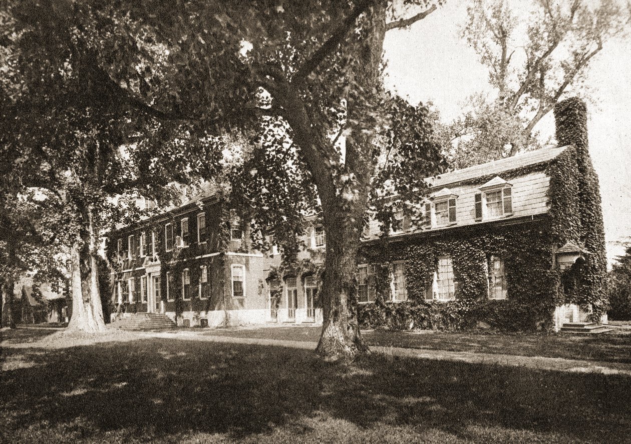 Westover Plantation, Virginia, 1915 (sepya tonlu oyma gravür) by American School