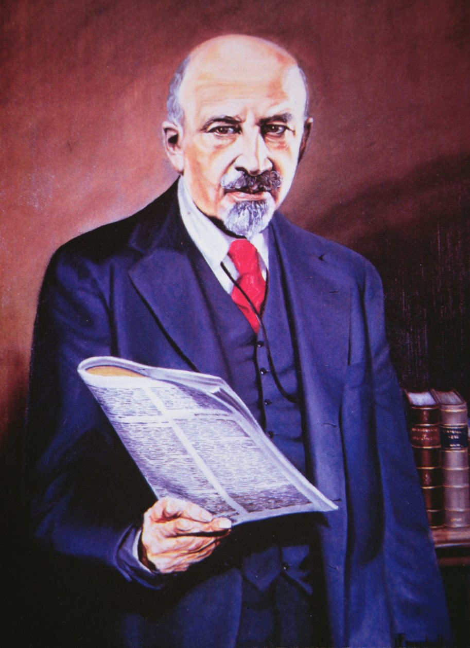 William Edward Burghardt du Bois (1868-1963) (tuval üzerine yağlı boya) by American School