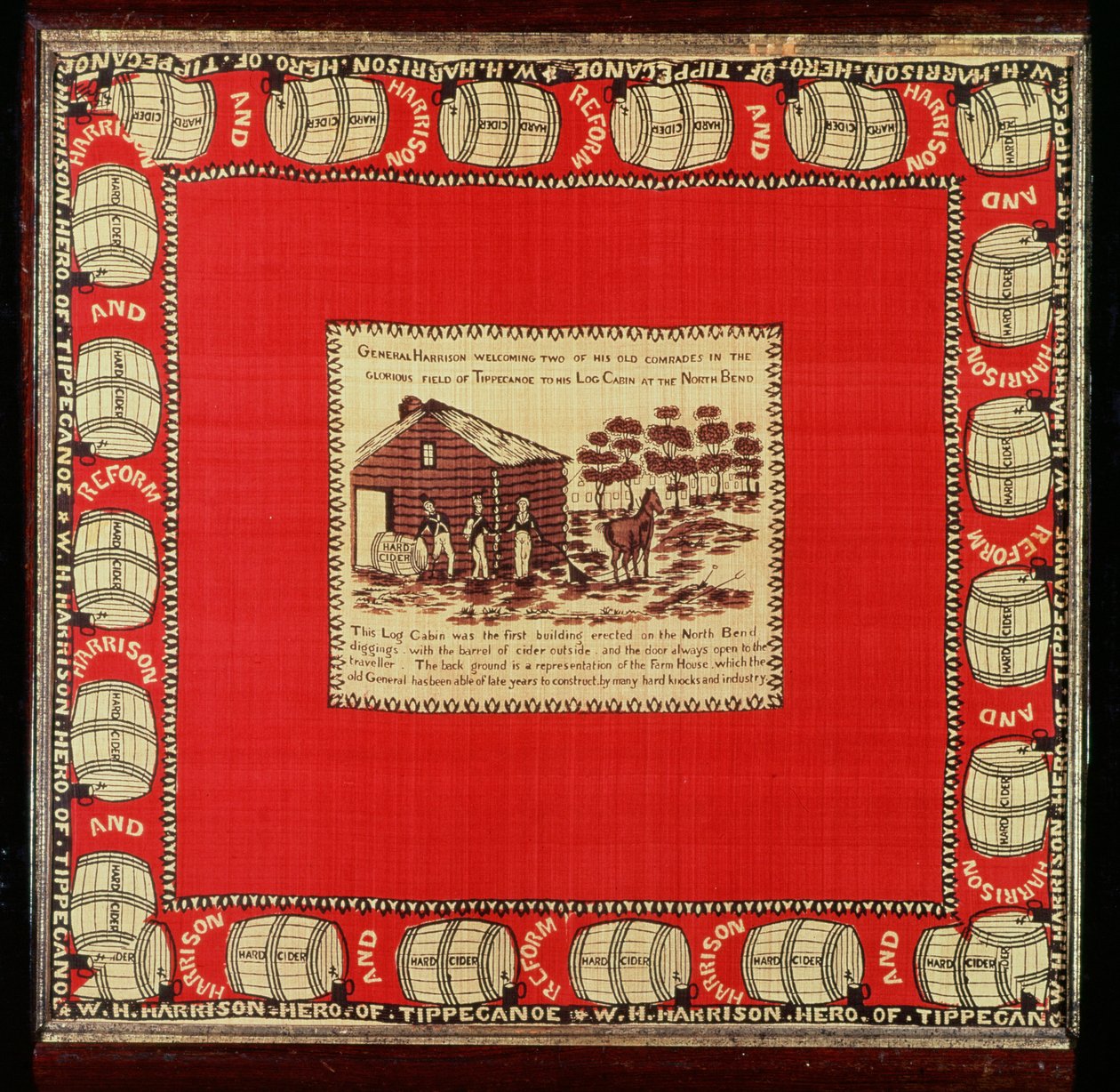 William Henry Harrison, Log Cabin