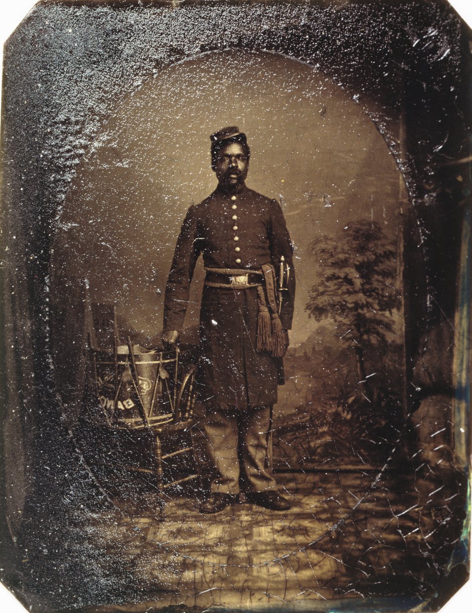 William J. Netson, 54. Massachusetts Piyade, c.1863 (teneke türü) by American School