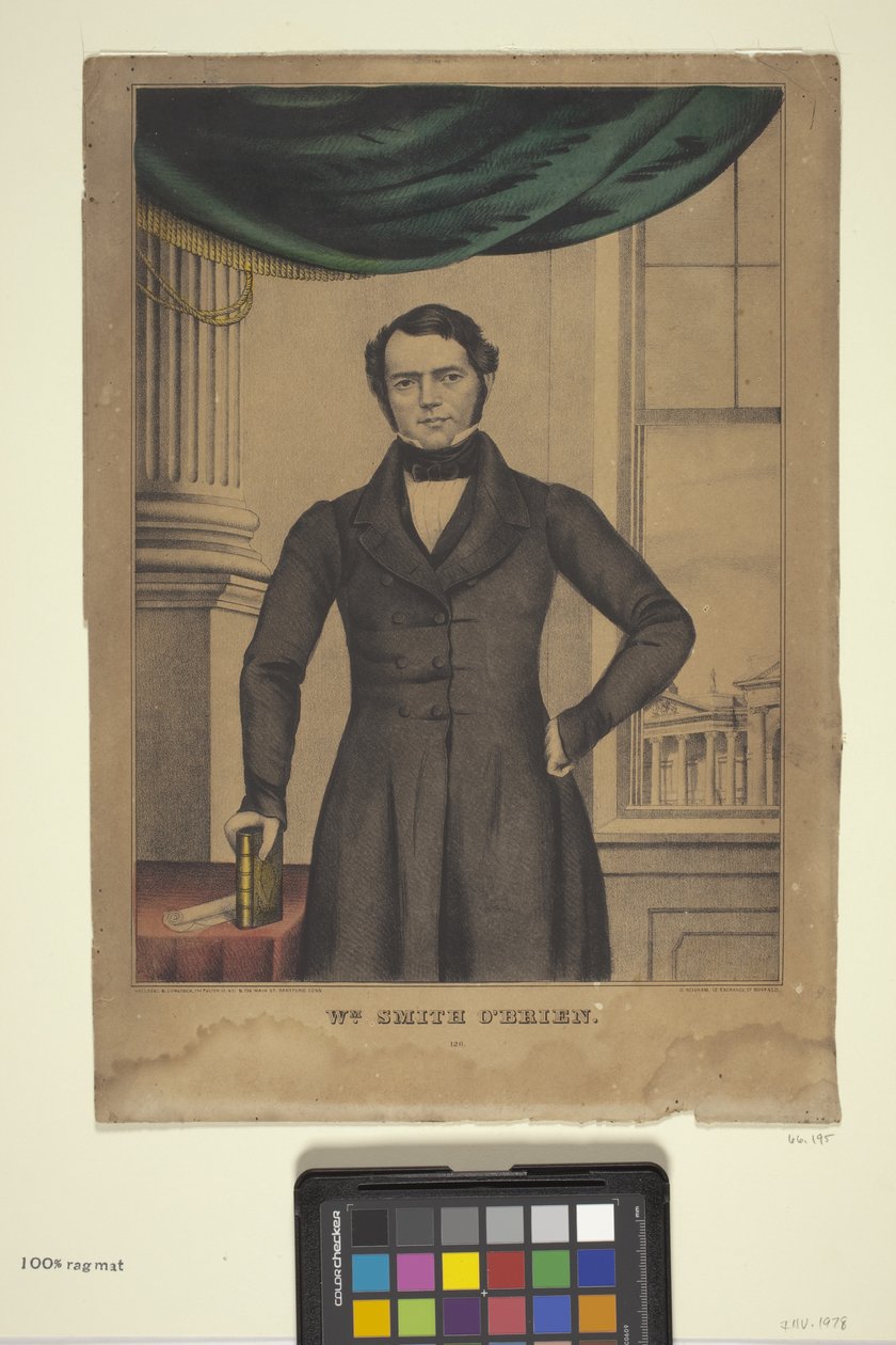 Wm. Smith O'Brien (elle renklendirilmiş litografi) by American School