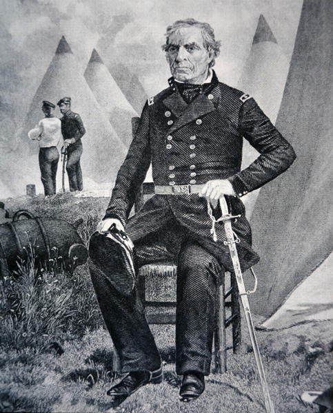 Zachary Taylor (gravür) by American School