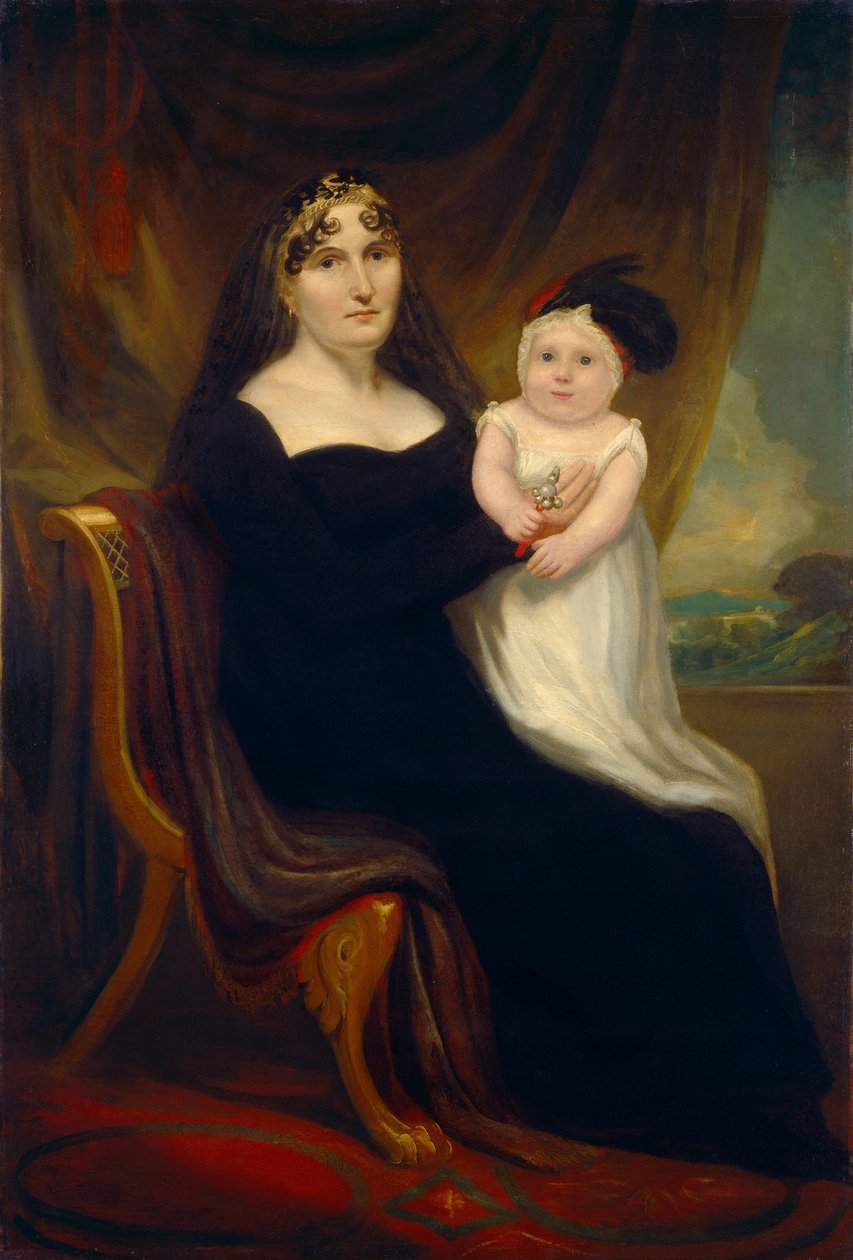 Anne ve Çocuk by American or Possibly British 19th Century