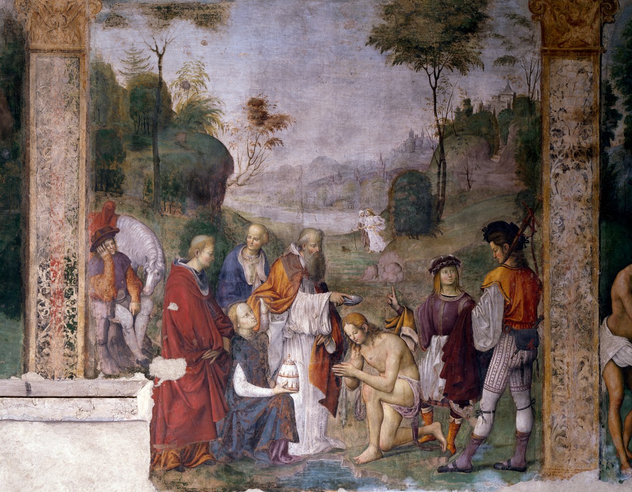 Kediotu vaftizi by Amico Aspertini