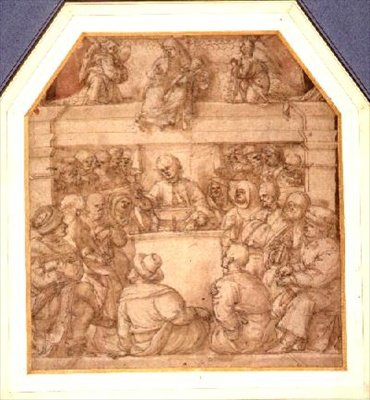 PD.2-1994 Bir Doktor Anlatımı, bir cenaze anıtı için çalışma by Amico Aspertini