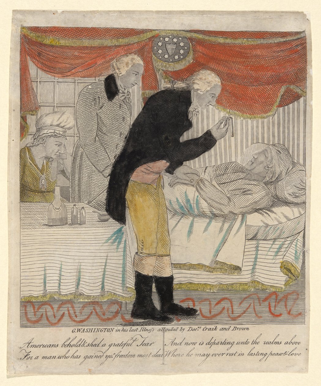 G. Washington, Doktorlar Craik ve Brown