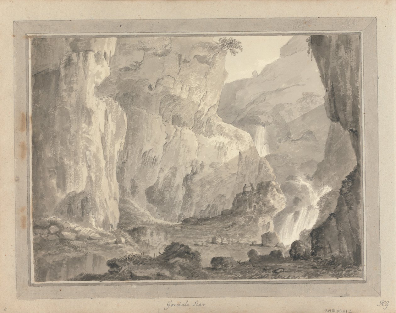 İngiltere, İskoçya ve Galler'deki Görüntüler: Gordale Scar by Amos Green