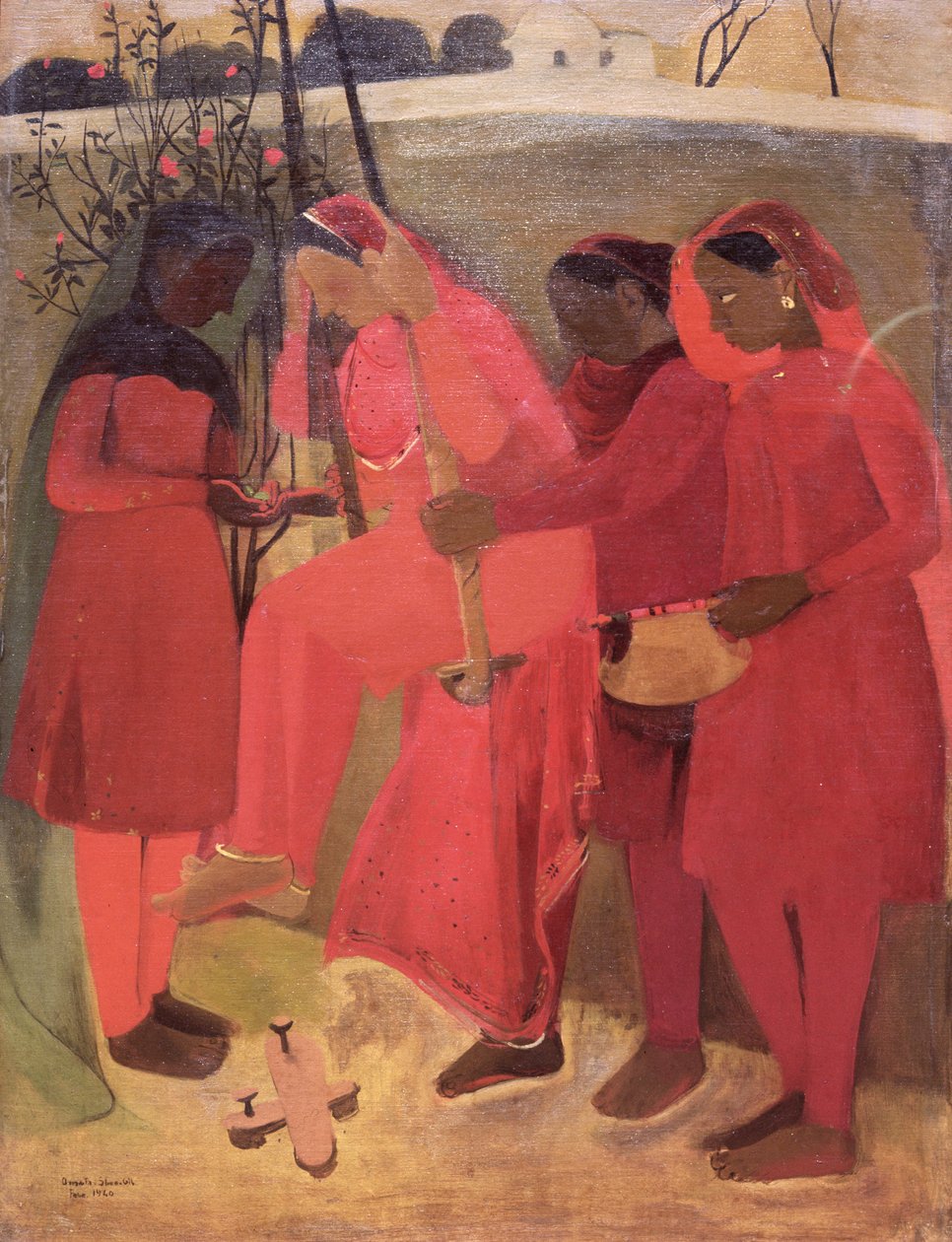 Salıncak, 1940 by Amrita Sher Gill