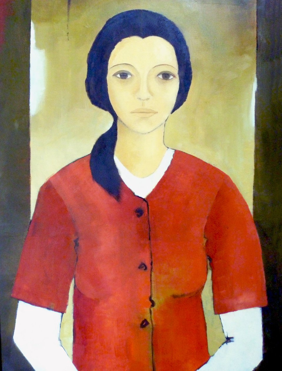 Kırmızılı Madonna by Ana Bianchi
