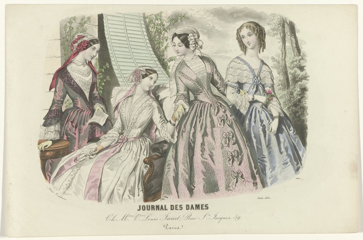 Journal des Dames, Haziran 1850, Sayı 1608: Ch. Mme Louis Janet (...) by Anaïs Colin Toudouze