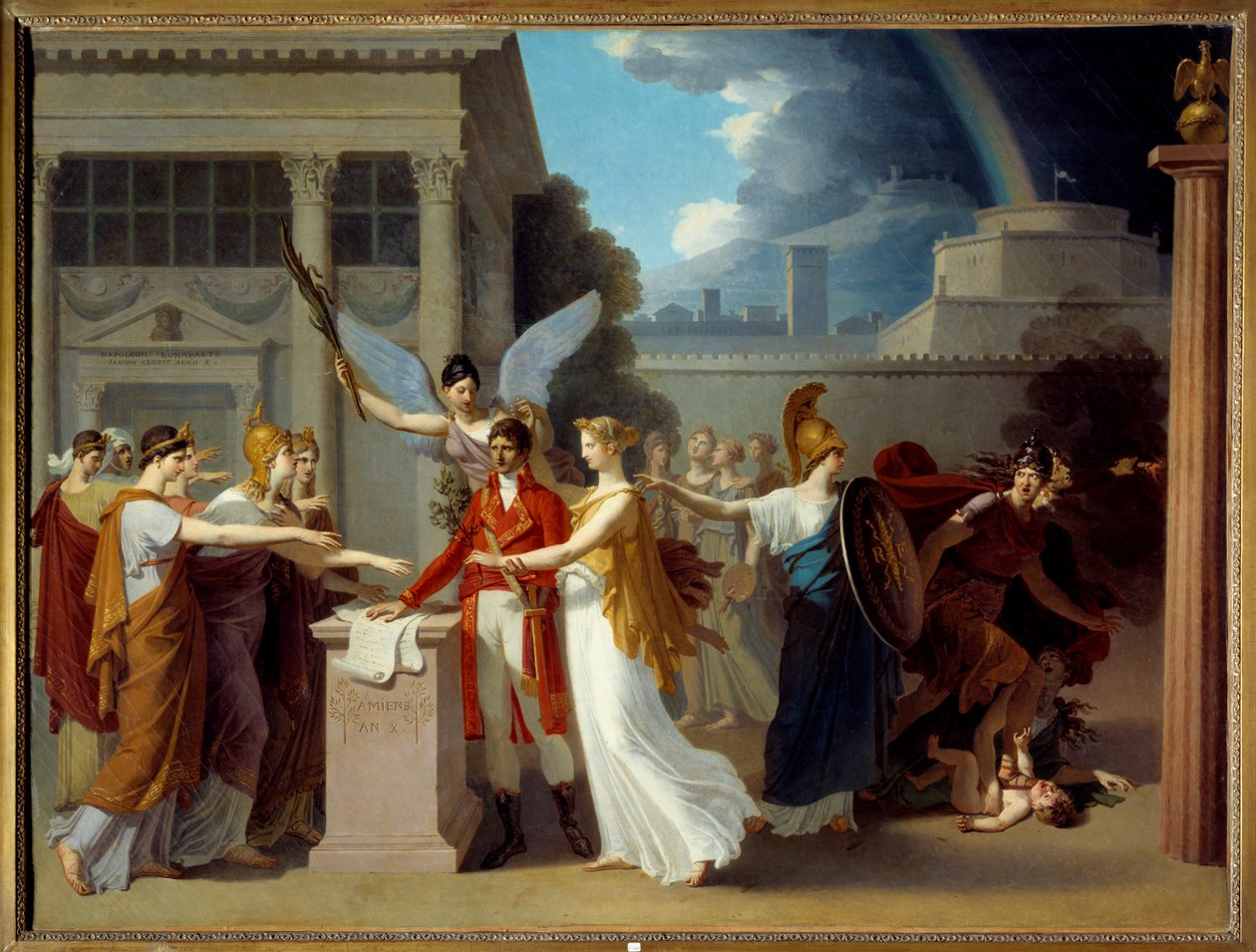 Amiens Barışı, 25 Mart 1802 (tuval üzerine yağlı boya) by Anatole Devosge