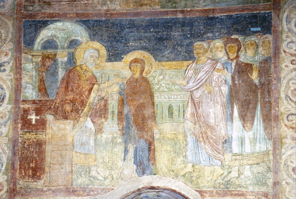 Mor ve Cochineal Alan Bakire by Ancient Russian frescos