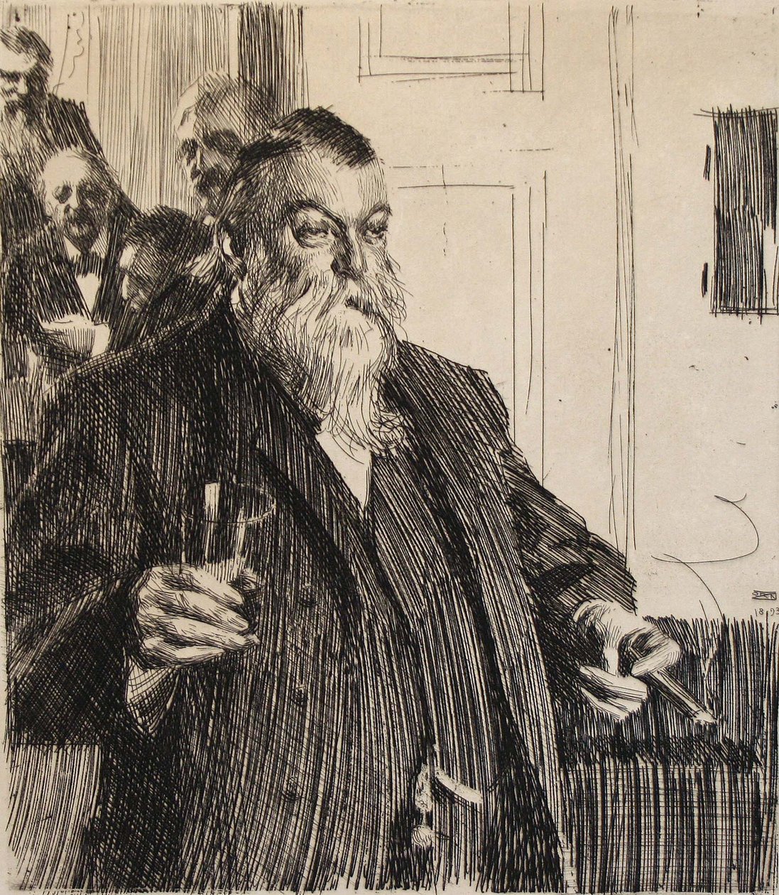 Bir tost by Anders Leonard Zorn
