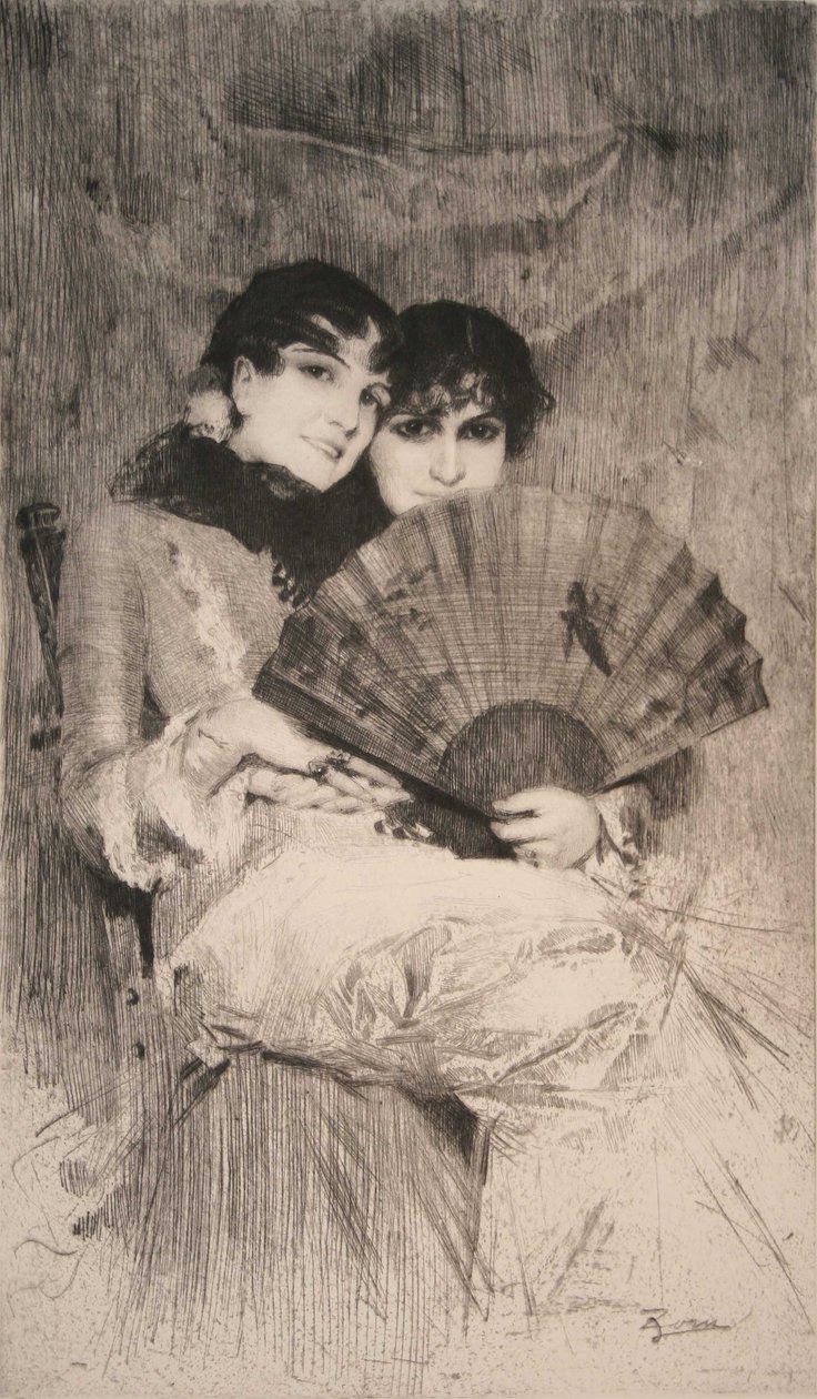 kuzenler by Anders Leonard Zorn