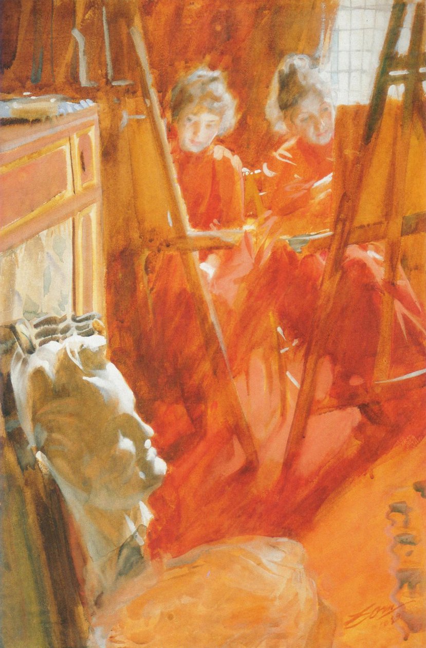Schwartz Hanımları by Anders Leonard Zorn