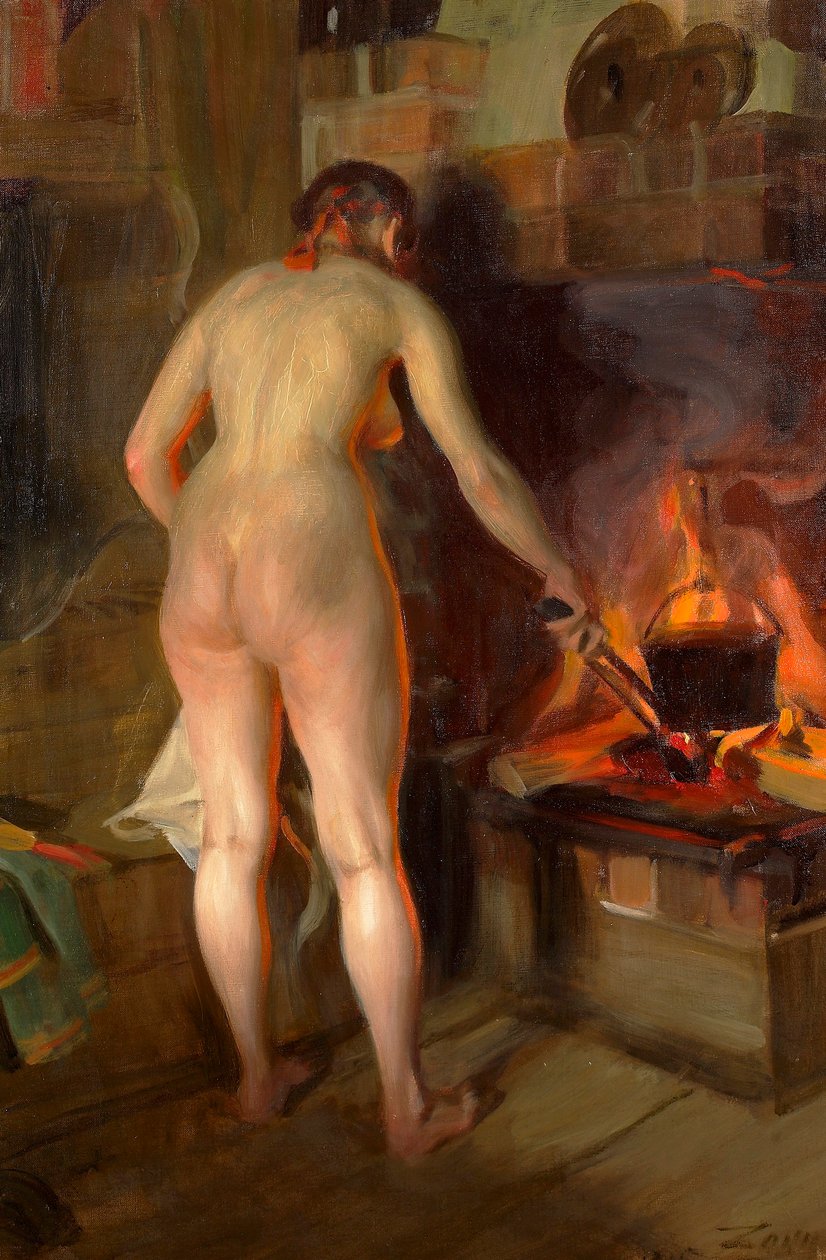 patates su ısıtıcısı by Anders Leonard Zorn