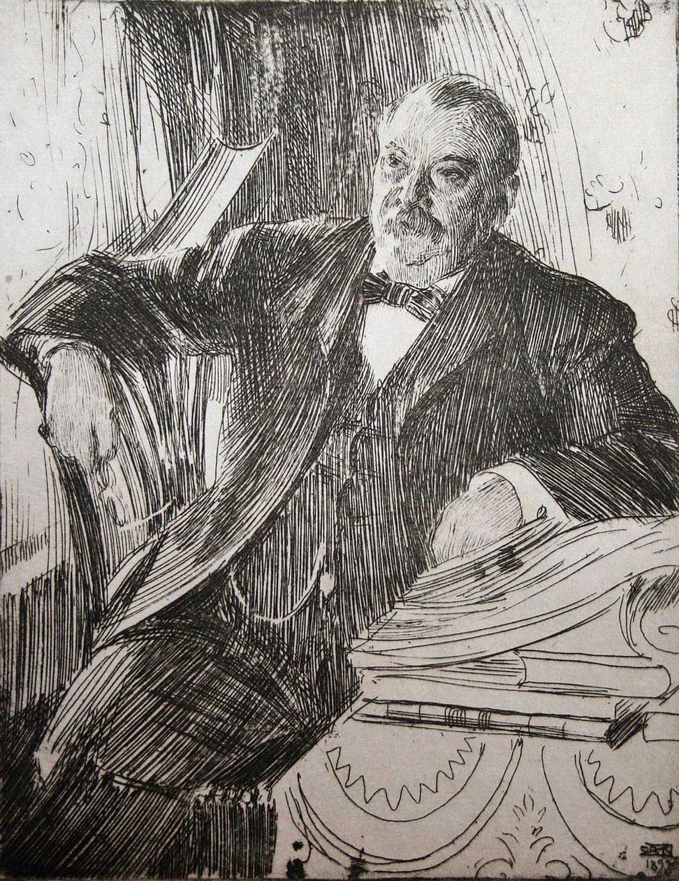 Başkan Grover Cleveland by Anders Leonard Zorn
