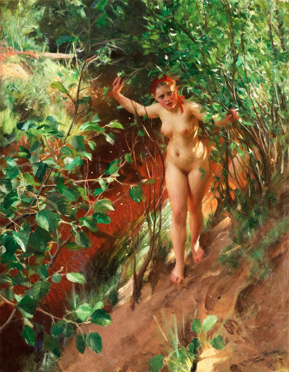 kırmızı kum by Anders Leonard Zorn