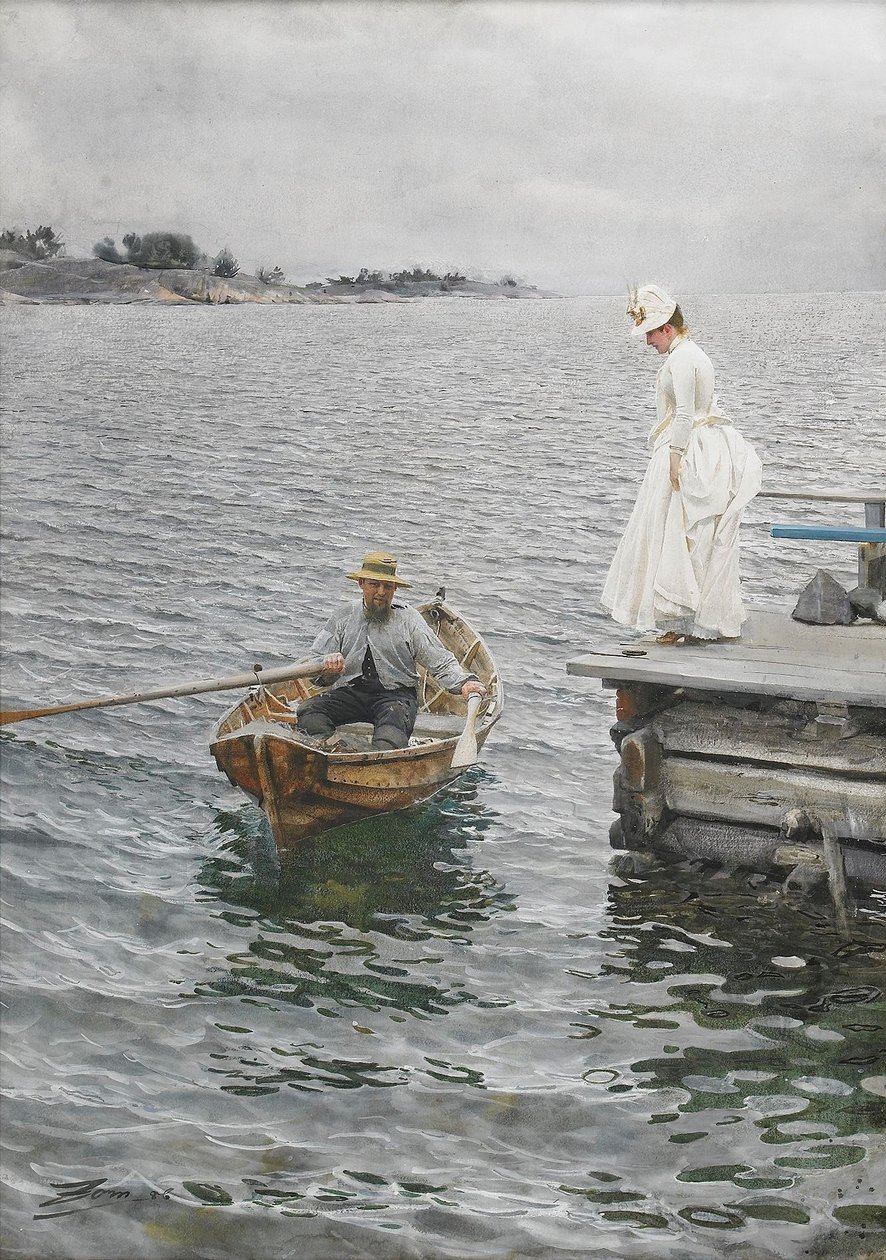 Yaz eğlencesi by Anders Leonard Zorn