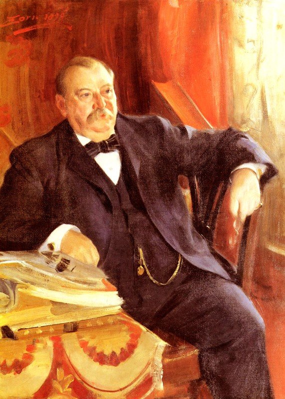 Başkan Grover Cleveland by Anders Leonard Zorn