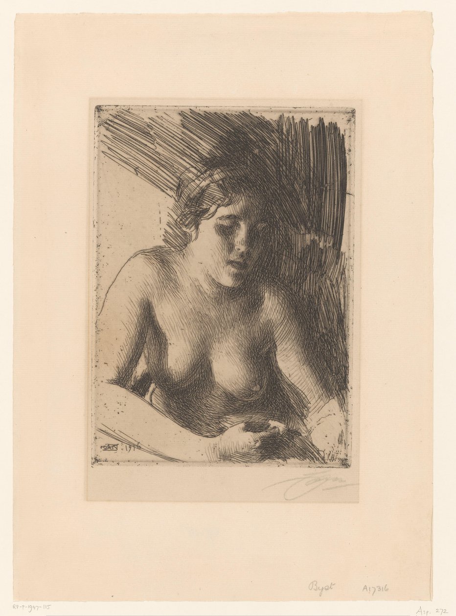 Zarflar by Anders Leonard Zorn (signed by artist)