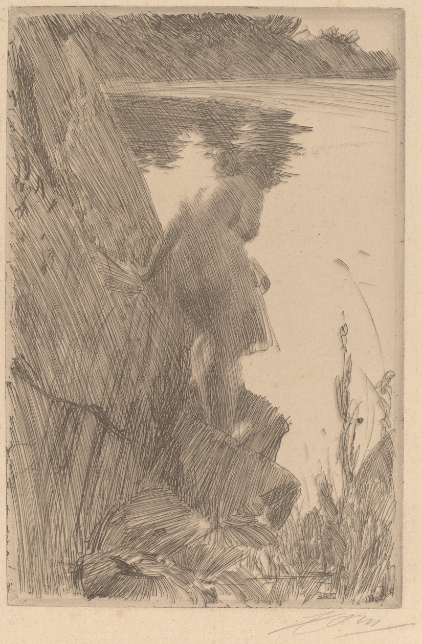 Bather III Baigneuse de Dos, 1896. by Anders Leonard Zorn