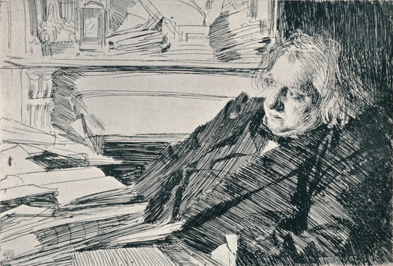 Joseph Ernest Renan 1823-1892, 1892, 1898 by Anders Leonard Zorn
